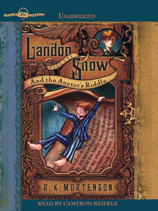 Title details for Landon Snow and the Auctor's Riddle by R. K. Mortenson - Wait list